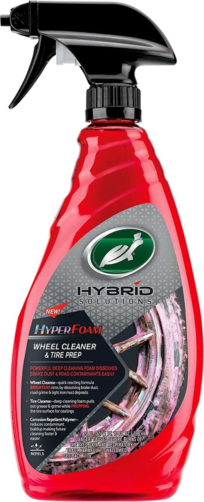 Turtle Wax Hybrid Solutions HyperFoam Wheel Cleaner & Tire Prep – 680ml